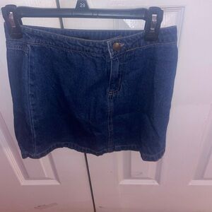 Forever 21 Blue Denim Pencil Skirt